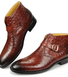 Stivaletti Oxford da uomo di lusso Stivaletti eleganti da uomo per uomo Scarpe casual moda in vera pelle Uomo fatto a mano di al