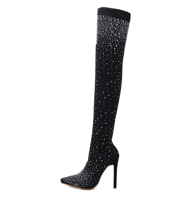 Strass sparkly socksboot