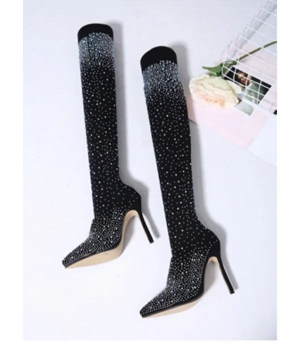 Strass sparkly socksboot