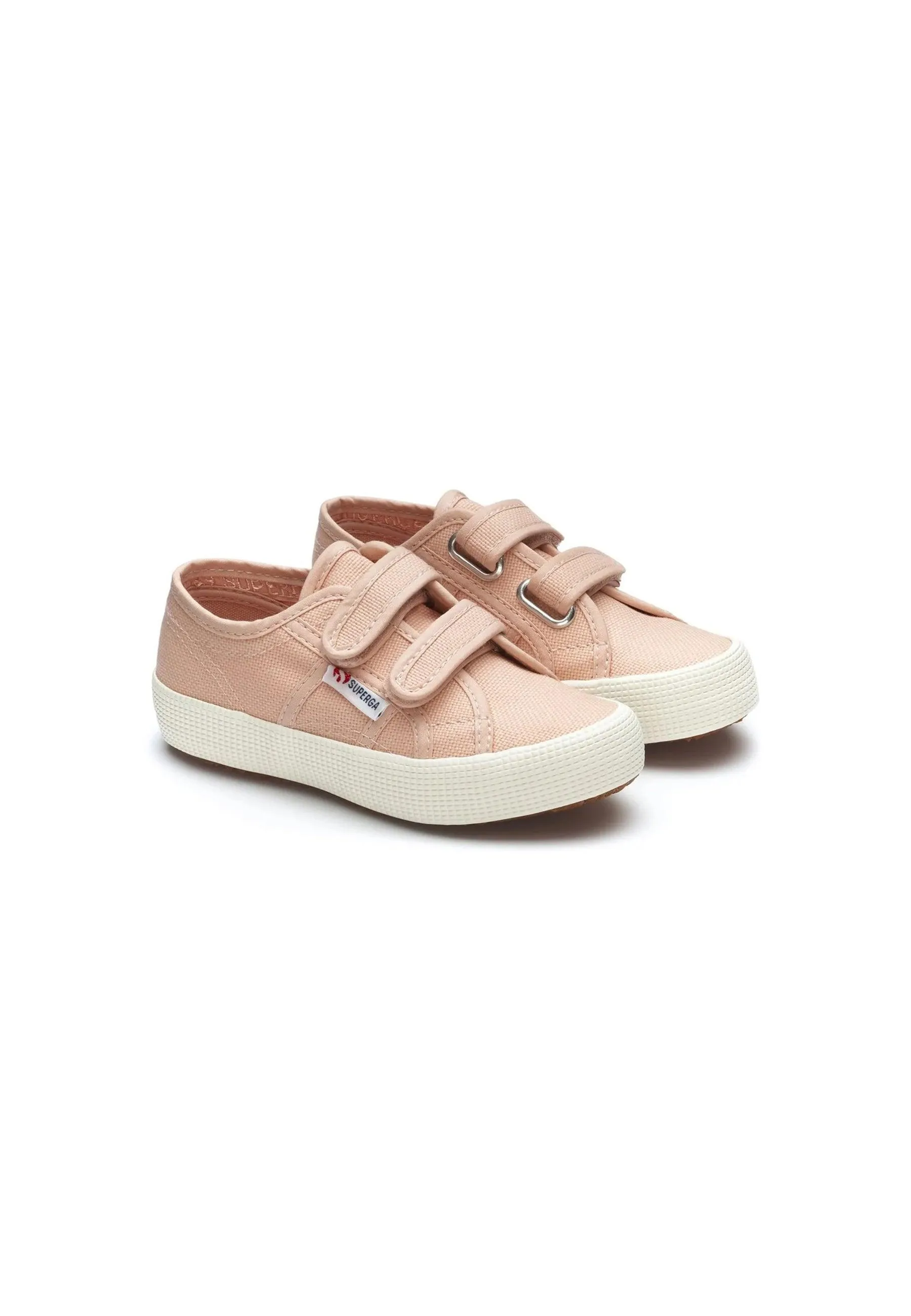 SUPERGA 2750 Kids Straps Sneaker Bimbo Pink Blush Avorio S00CCT0