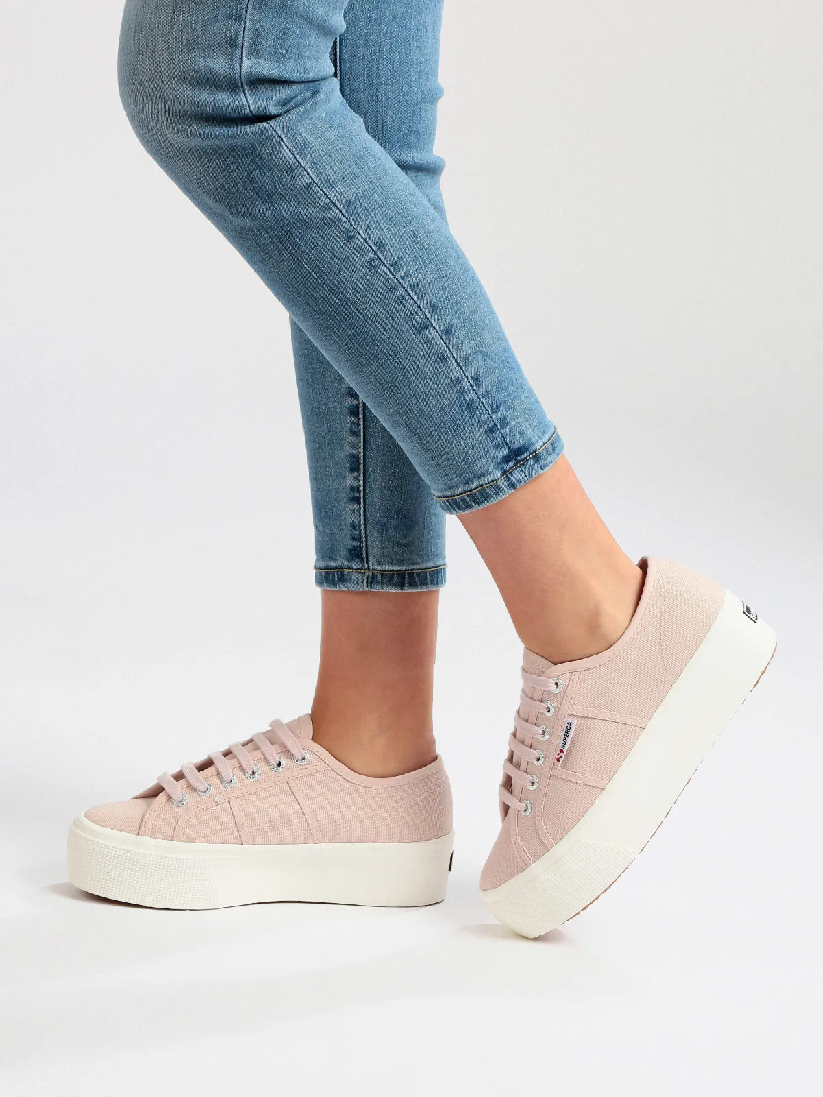 Superga 2790 PLATFORM Baskets en toile pour femmes avec plateforme