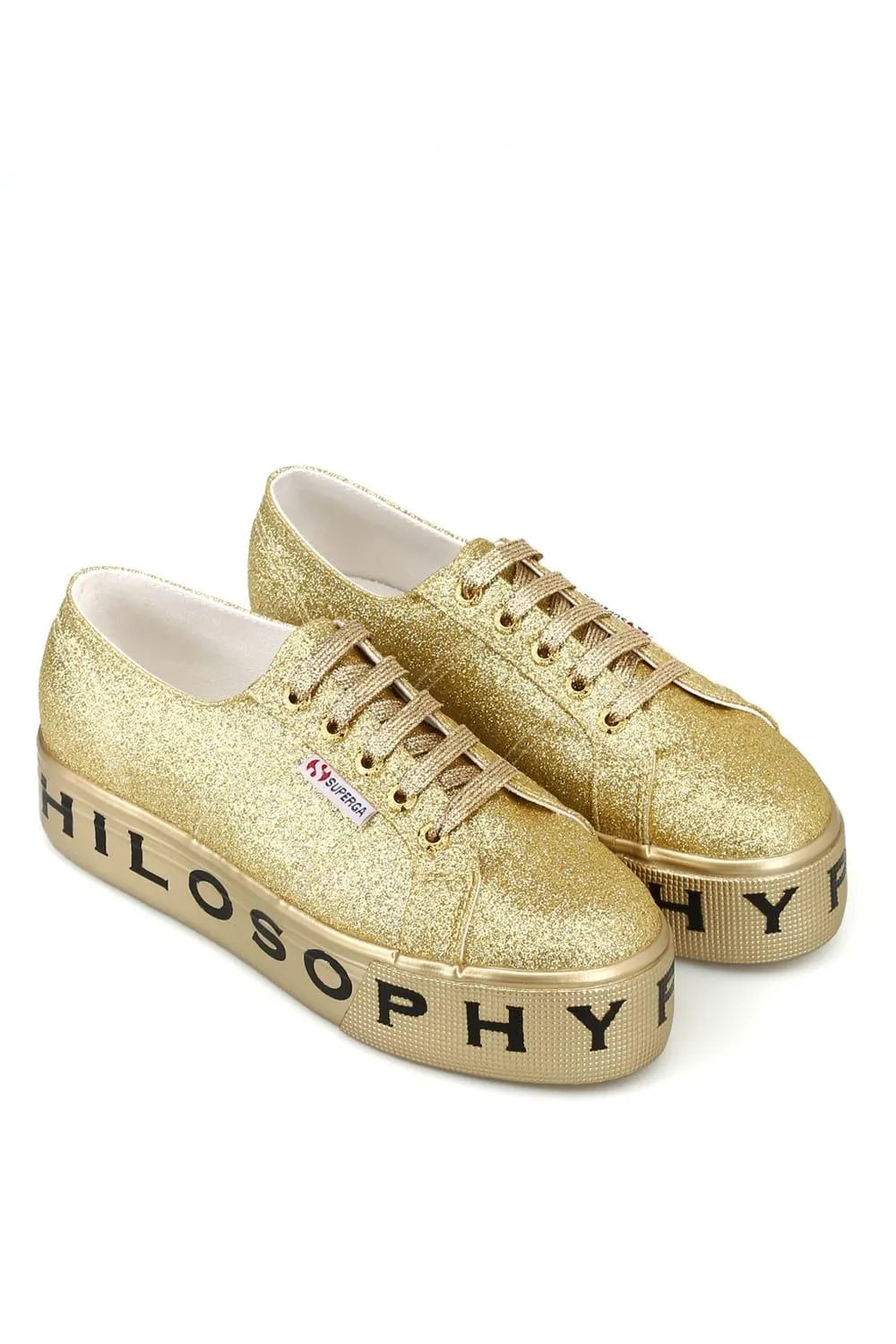 Superga  ---------    ------------ scarpe sneakers sneakers oro