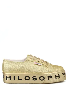 Superga  ---------    ------------ scarpe sneakers sneakers oro