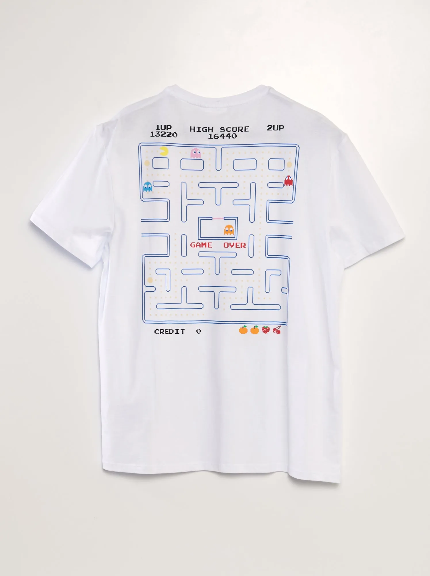 T-shirt 'Pac-Man' - bianco