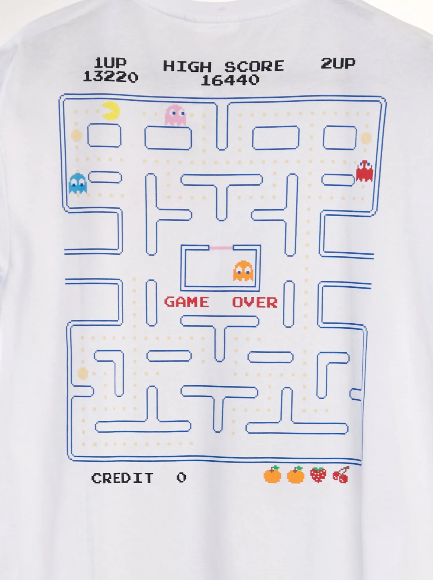 T-shirt 'Pac-Man' - bianco