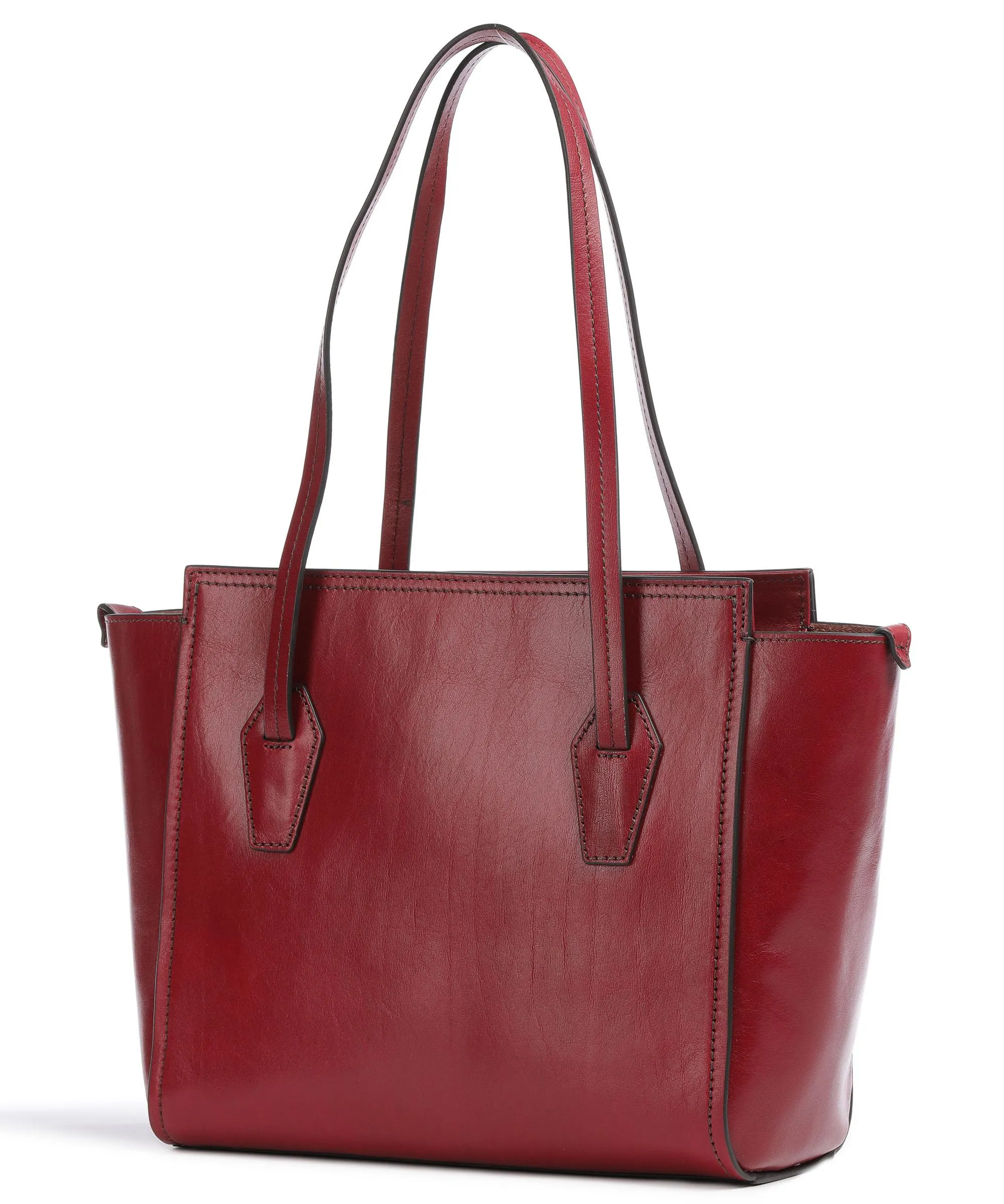  The Bridge Angela Borsa shopper pelle bovina rosso  