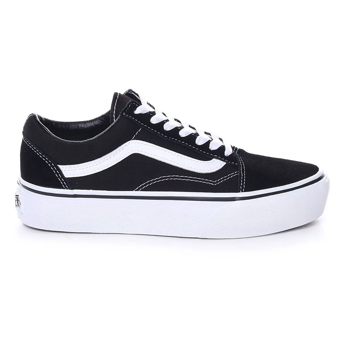 Vans Old Skool Platform Donna Black White