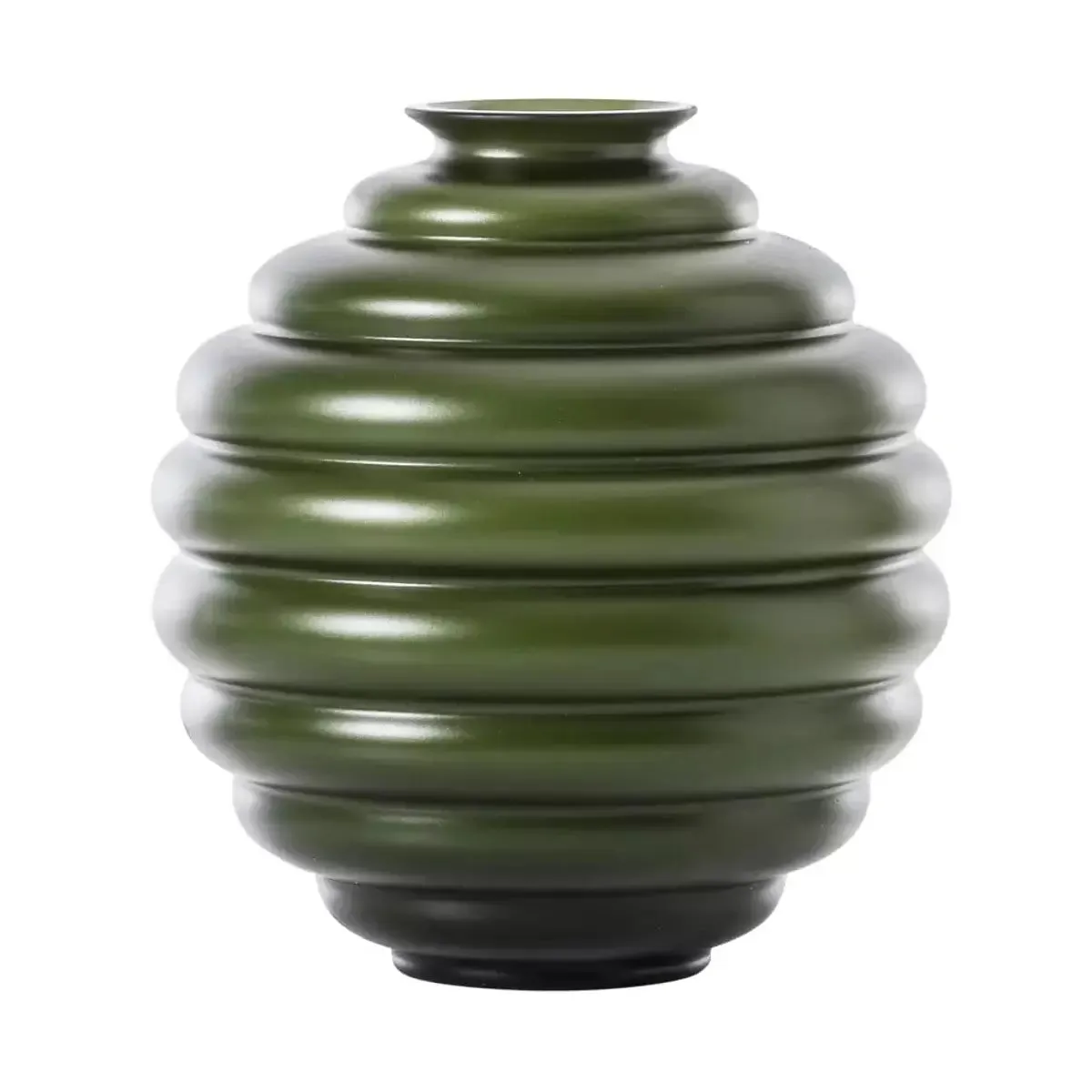 Vaso Venini Decò Verde Mela Sabbiato Piccolo 18 cm 707.08