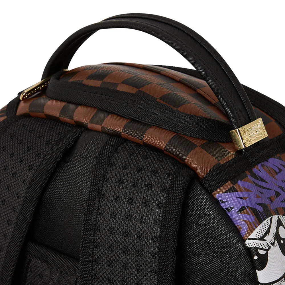 Zaino SPRAYGROUND stampa Tagged Up Sharks in Paris Brown